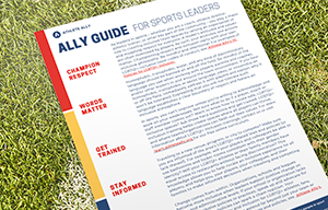 Athlete Ally: LGBTQI+ Guide for Inclusive Sports Leaders