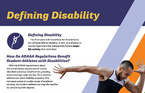 NCAA Inclusion: Defining Athlete Disabilities