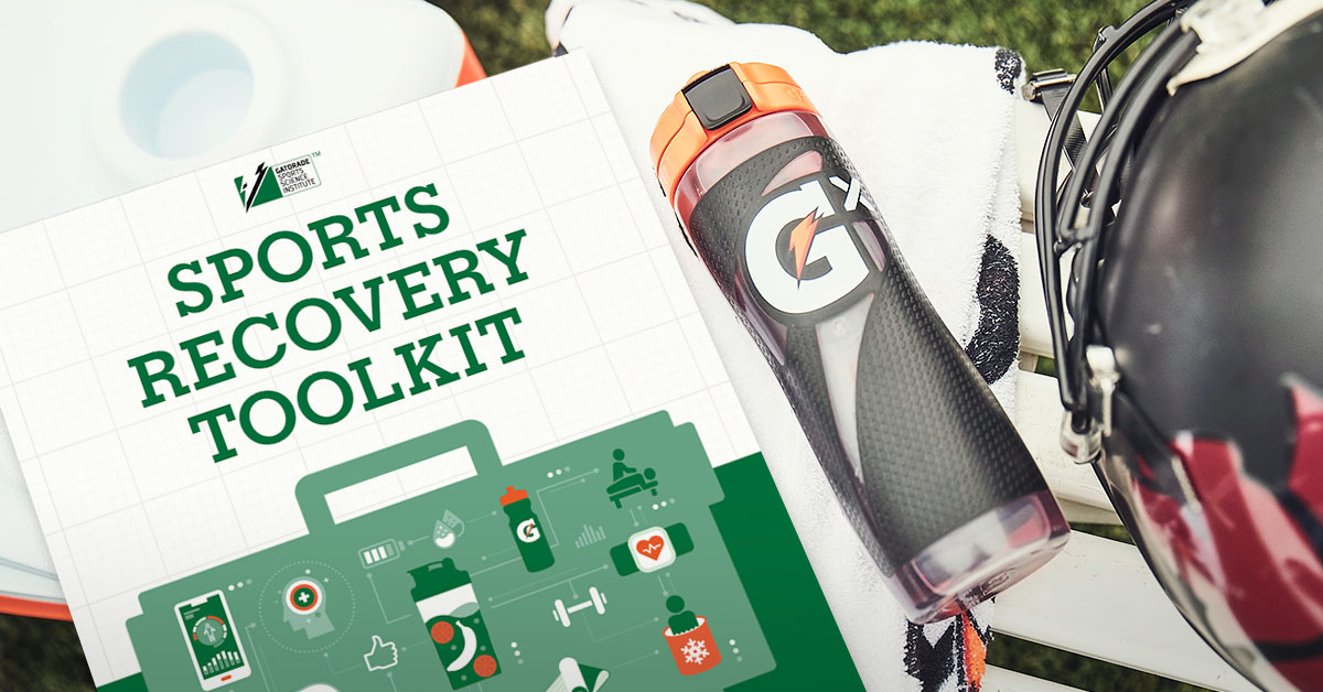 The cover of the GSSI sports recovery tookit book