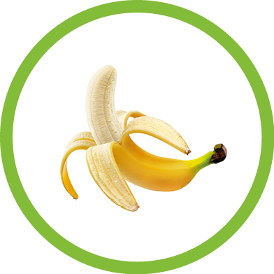 One open peeled banana isolated on white background with clipping path