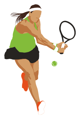 Female tennis player
