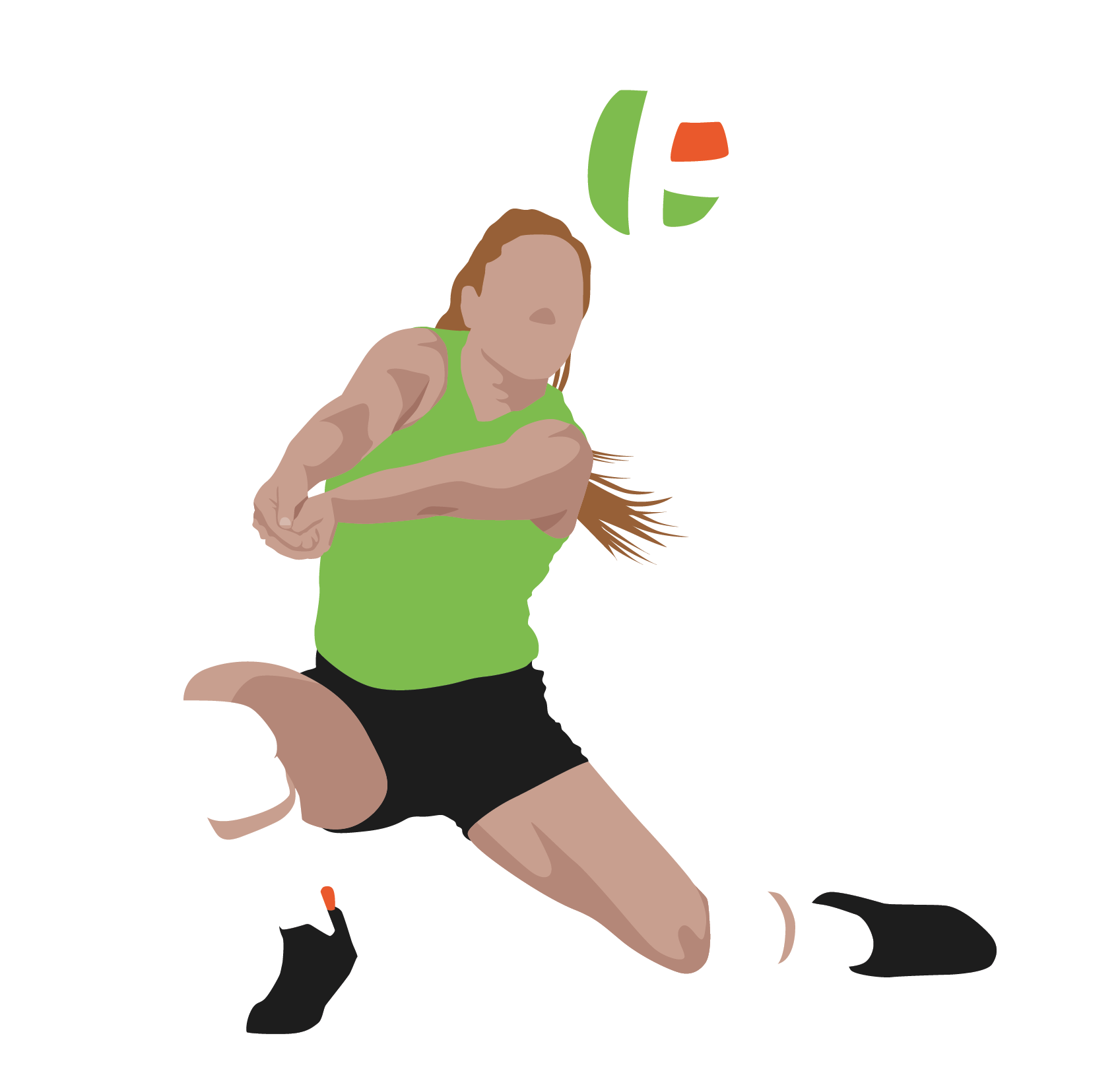 Female volleyball player
