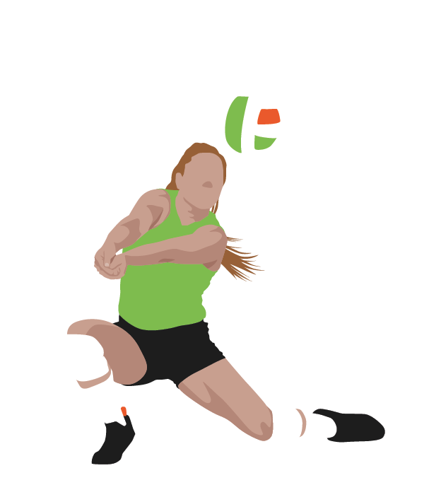 Female volleyball player