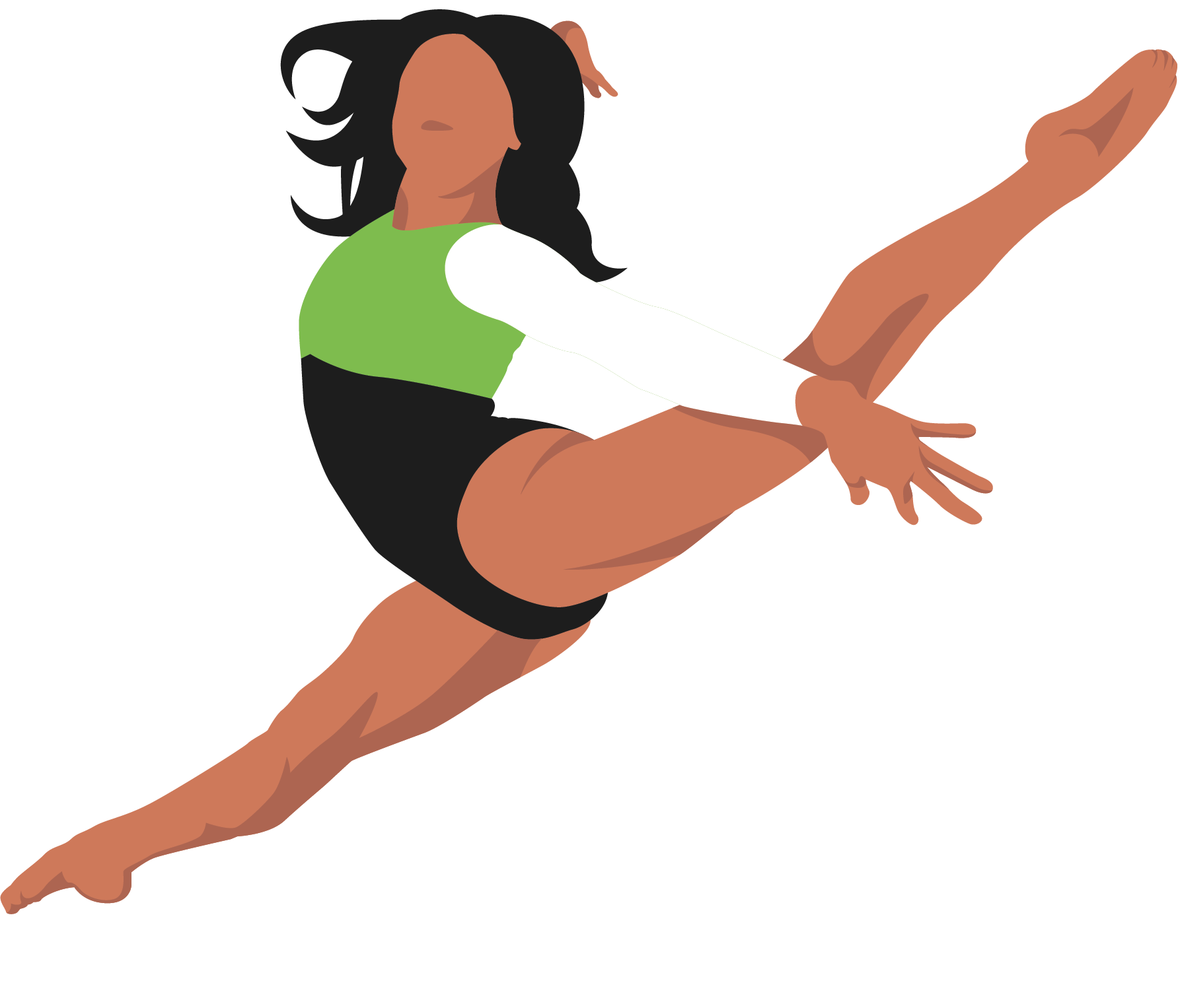 Image of a female gymnast