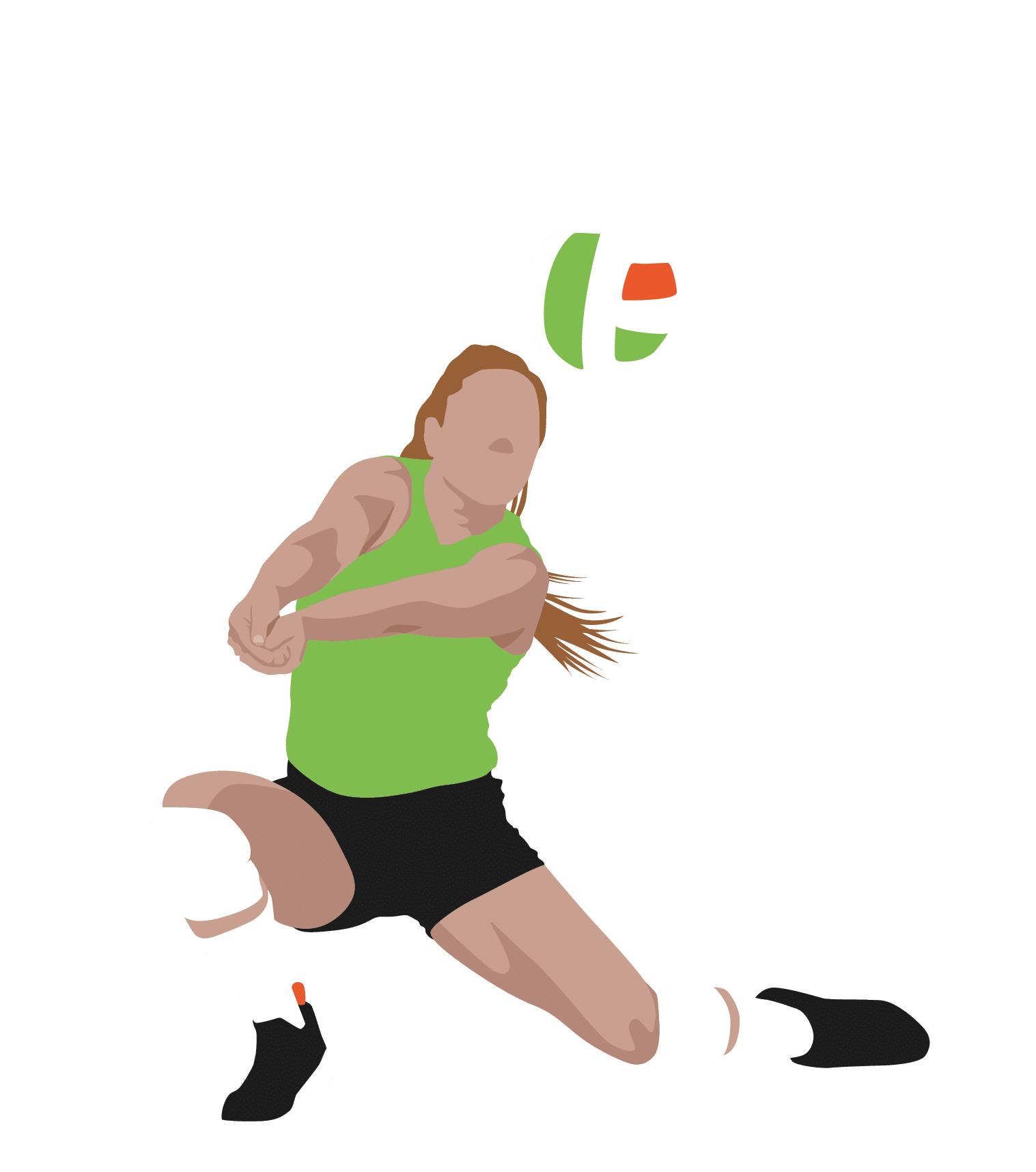 Female volleyball player