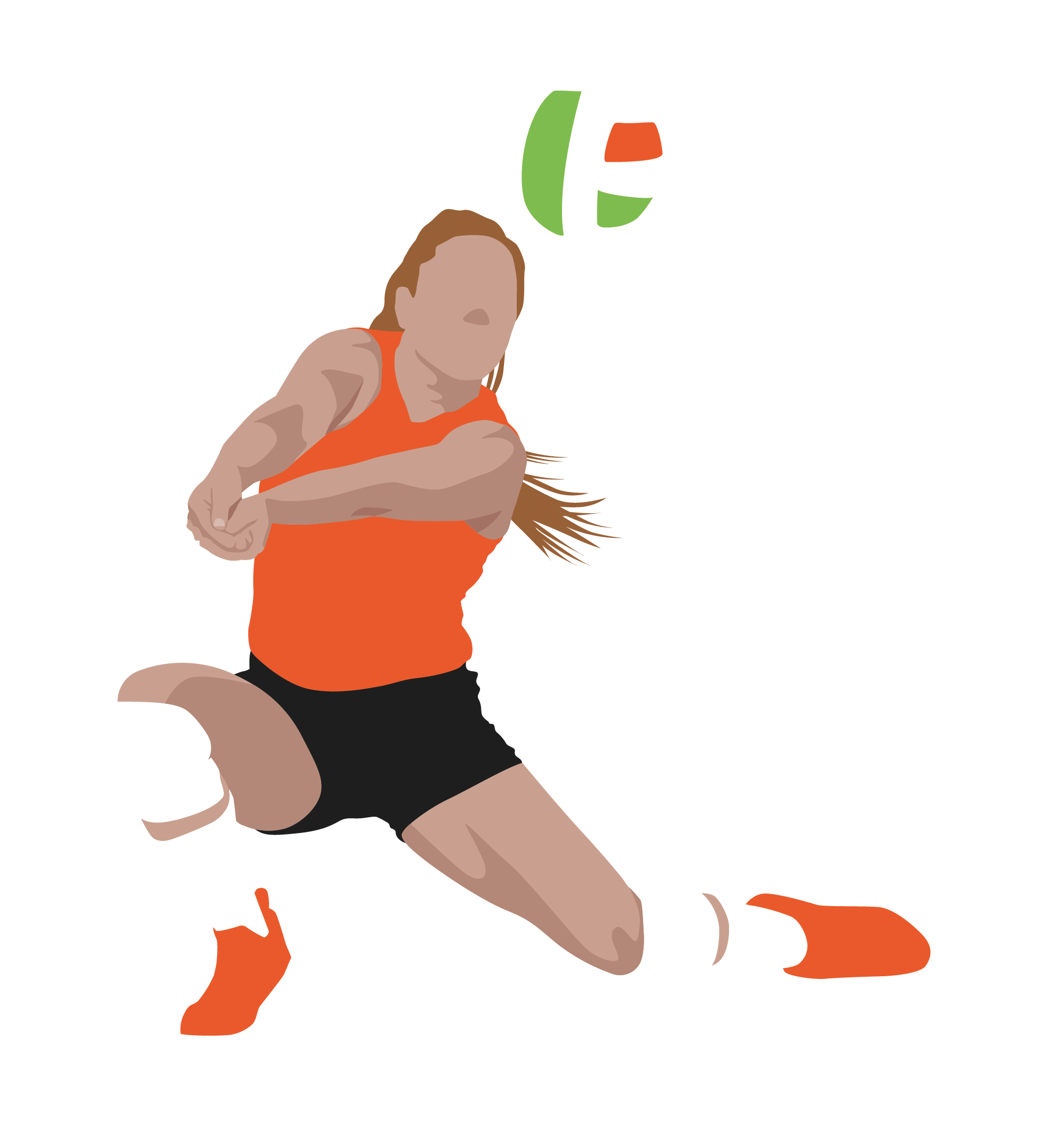 Female volleyball player