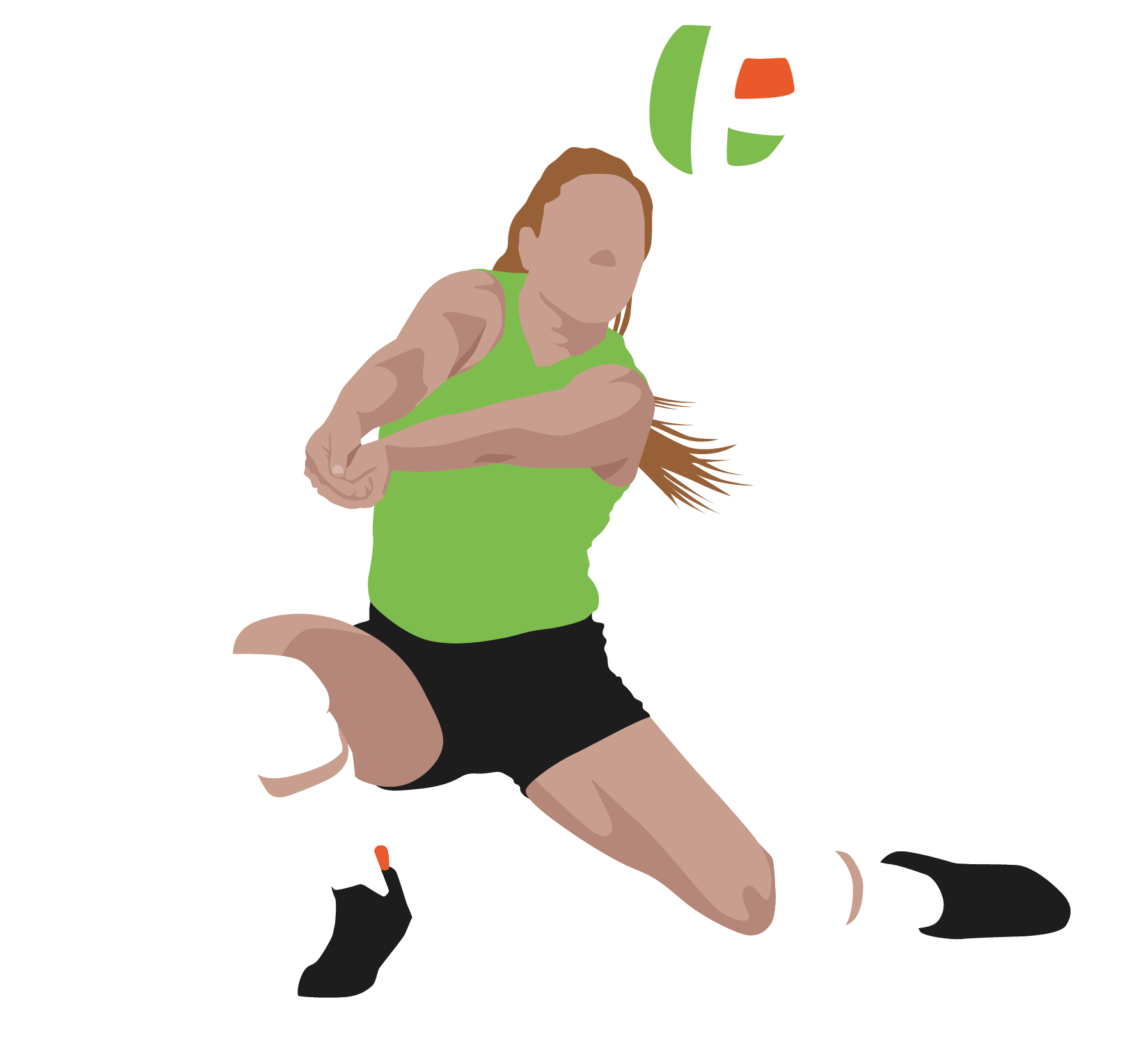 Female volleyball player