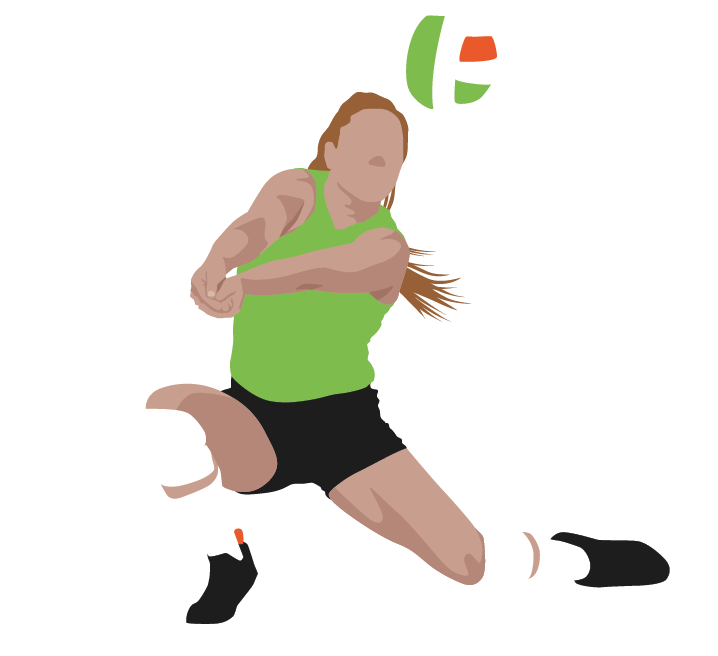 Female volleyball player