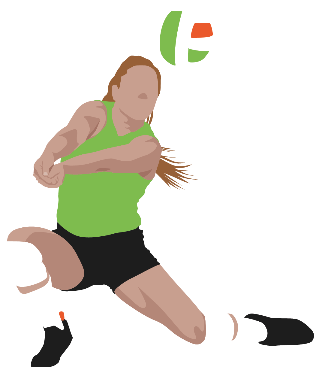 Female volleyball player