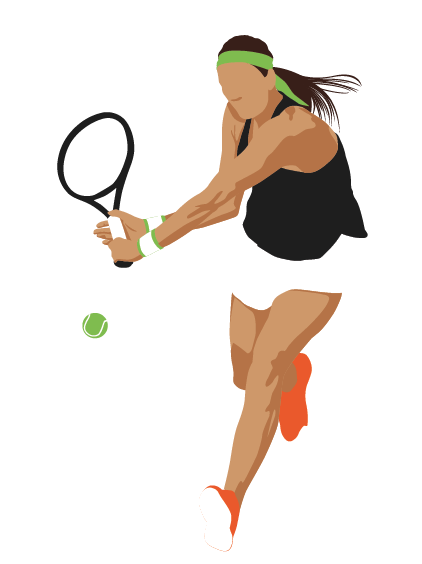 Female tennis player
