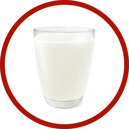 glass of milk top view front view glass of milk isolated on white background