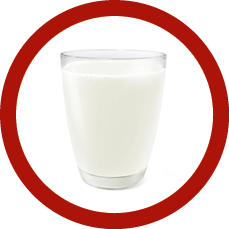 glass of milk top view front view glass of milk isolated on white background