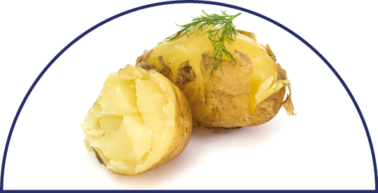 boiled peeled potatoes isolated on white background cutout