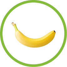 one ripe banana isolated on white background with clipping path