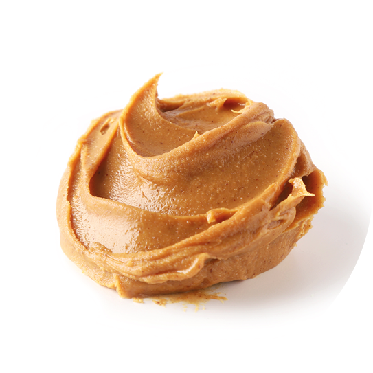 peanut butter isolated on white background
