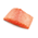 fresh salmon steak on white background