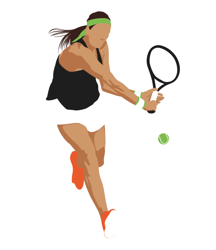 Female tennis player