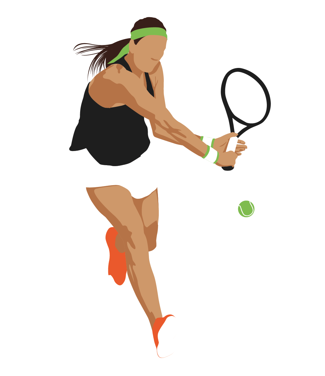 Female tennis player