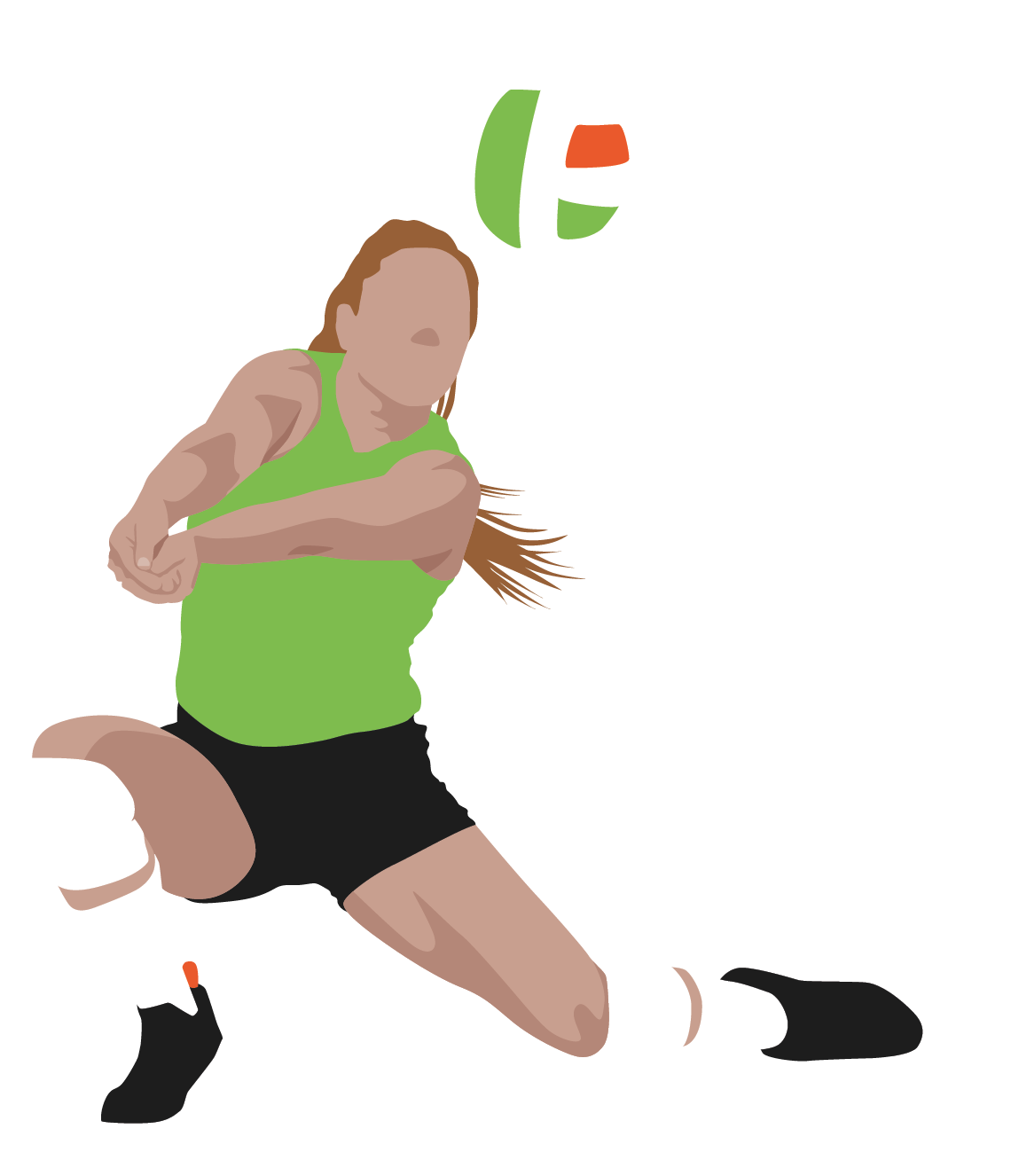 Female volleyball player